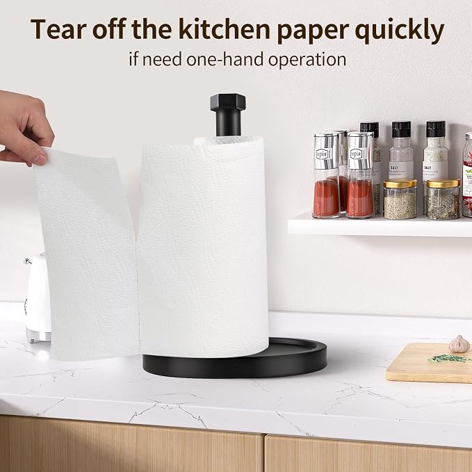 Paper Towel Holder Countertop, Stainless Steel Paper Towel Holder - Image 6