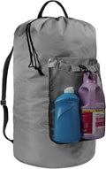 Laundry Bag with Shoulder Straps and Mesh Pocket Laundry Backpack Large by CATOTEL