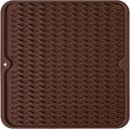 Silicone Dish Drying Mat, Non-Slip Easy Clean Sink Mat Large Heat-resistant by MODENGKONGJIAN