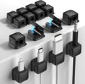 16 Pack Cord Organizer, Magnetic Cable Clips, Under Desk Management, Strong by Costop