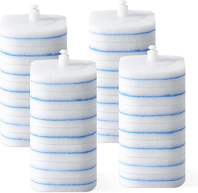 28 Count Toilet Brush Refills, Toilet Refill Pads, Disposable Toilet Brush Heads by oshang