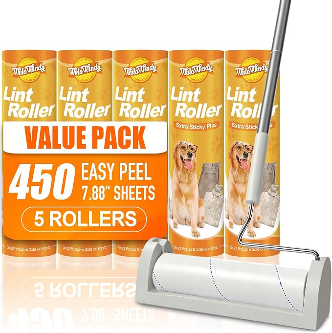 WulaWindy Long Handle Lint Roller by WulaWindy