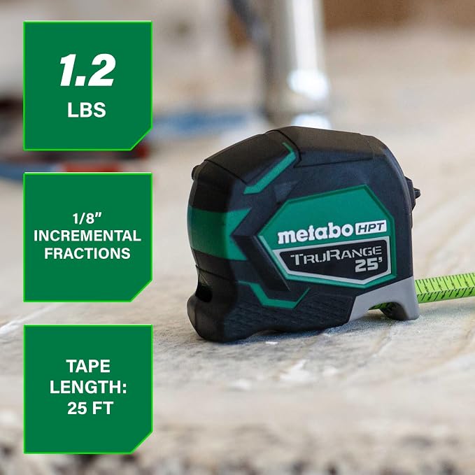 Metabo HPT 25 TruRange Measuring Tape - Image 5