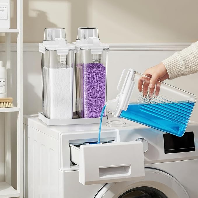 94oz Laundry Detergent Dispenser Container, Soap Dispenser, 2 Pack - Image 5