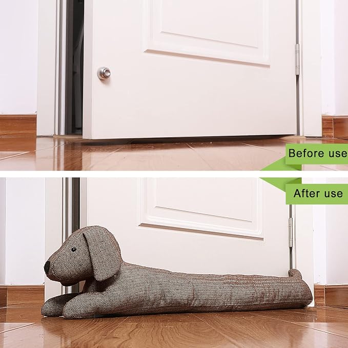 36 Inch 3LB Heavy Duty Under Door Draft Stopper, Decorative Soundproof Door - Image 5