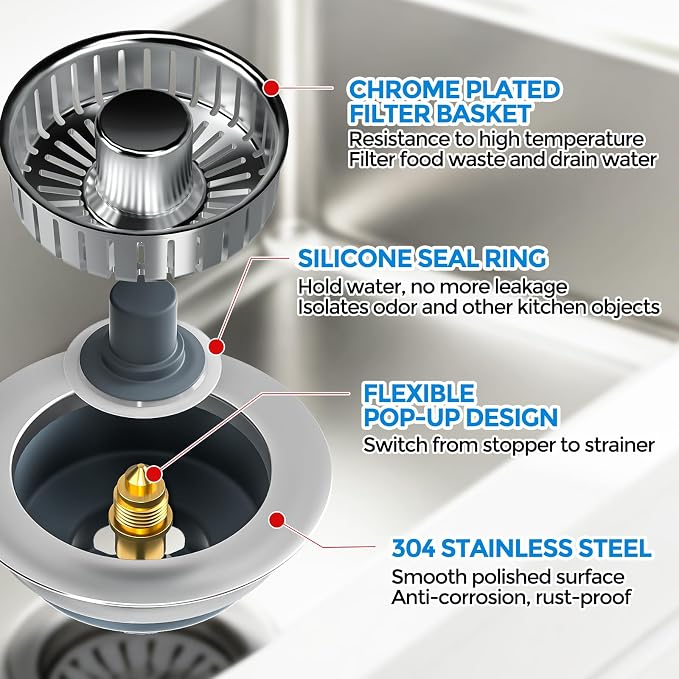zaa Kitchen Sink Drain Strainer - Image 6