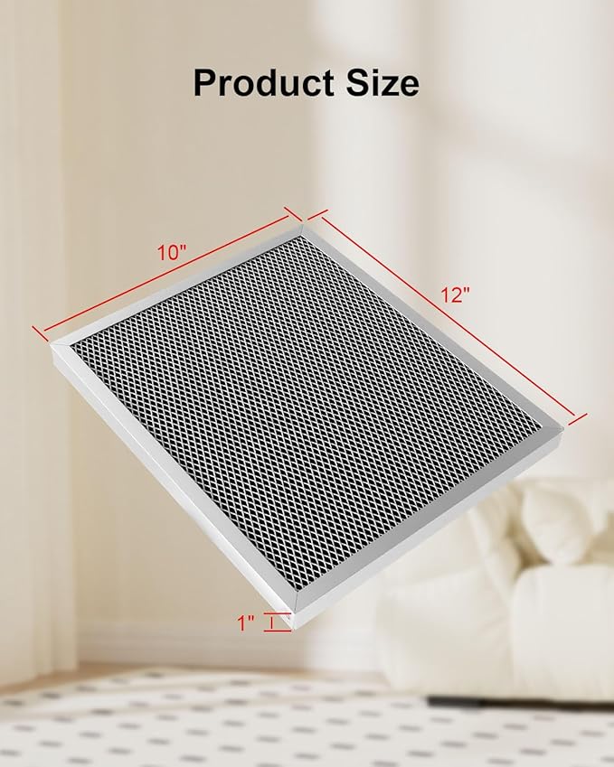 Washable Dehumidifier Filter Fits for AprilAire Whole-House Dehumidifiers Models 1830 1850 1852 and Ventilation Models 8191 8192 Replace 5443, MERV 8 Replacement Filter 10x12x1(Pack of 1)