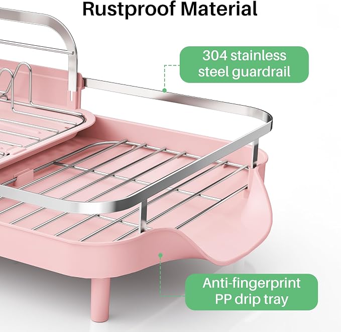 SAYZH Expandable Dish Drying Rack - Image 3