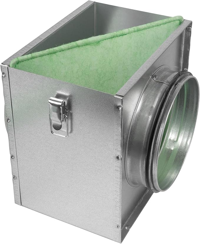 Repa Market 9" x 8" Replacement Air Filter for 6" Duct Filter Box – EU3 Class Purifier Filter for Dust Collection, Lint Trap – Air Purifier – HVAC Ventilation System Filters, Home Improvement