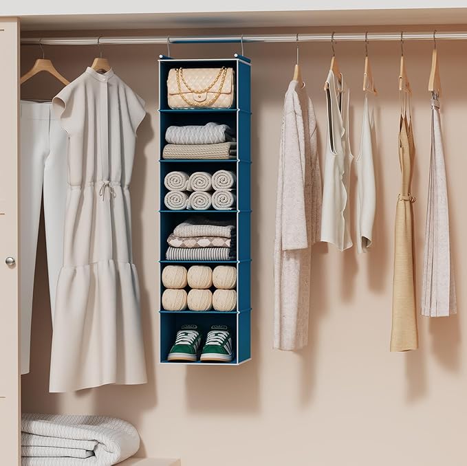 MAX Houser 6 Tier Hanging Closet Organizer - Image 5