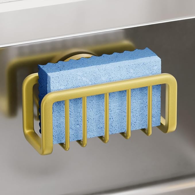 TAILI Gold Sponge Holder for Kitchen Sink by TAILI