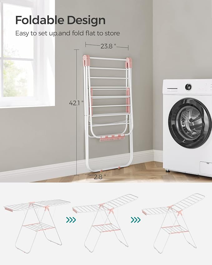 SONGMICS Clothes Drying Rack, - Image 4
