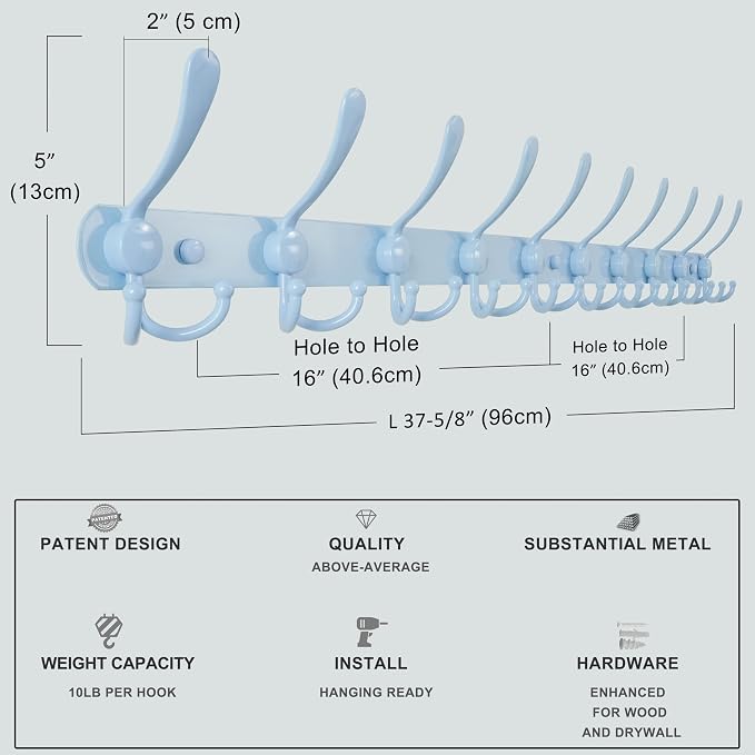 Coat Rack Wall Mount - Image 6