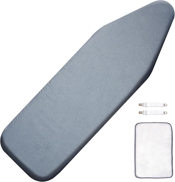 SheeChung Ironing Board Cover and Pad 15"x49", Scorch and Stain Resistant by SheeChung