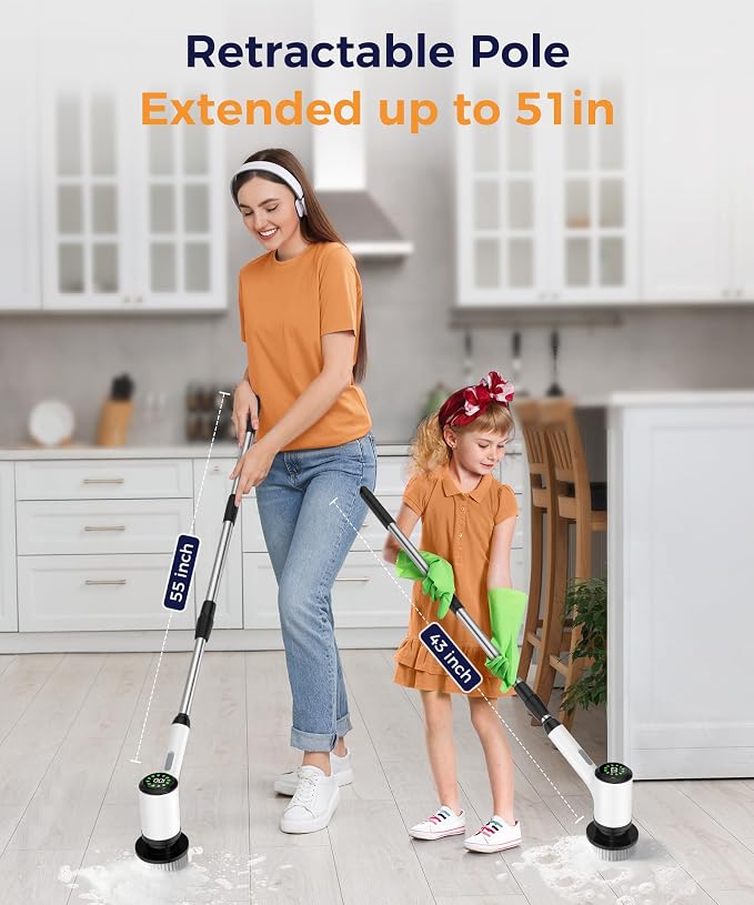 Cordless Electric Spin Scrubber - Image 6