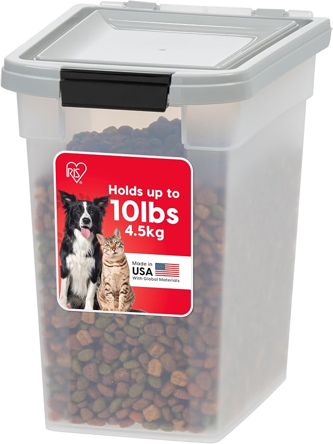 IRIS USA Dog Food Storage Container, Made in USA | BPA-Free, Airtight Seal by IRISUSA