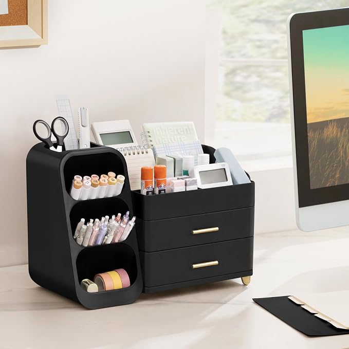 HBlife Desk Organizer with Pen Pencil Holder - Image 7
