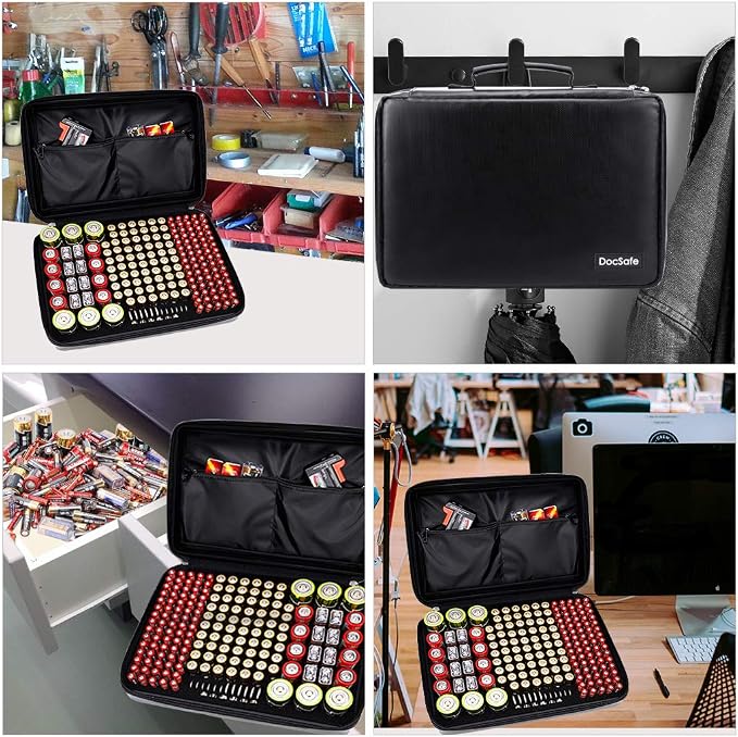 DocSafe Fireproof Battery Organizer Storage Box - Image 6