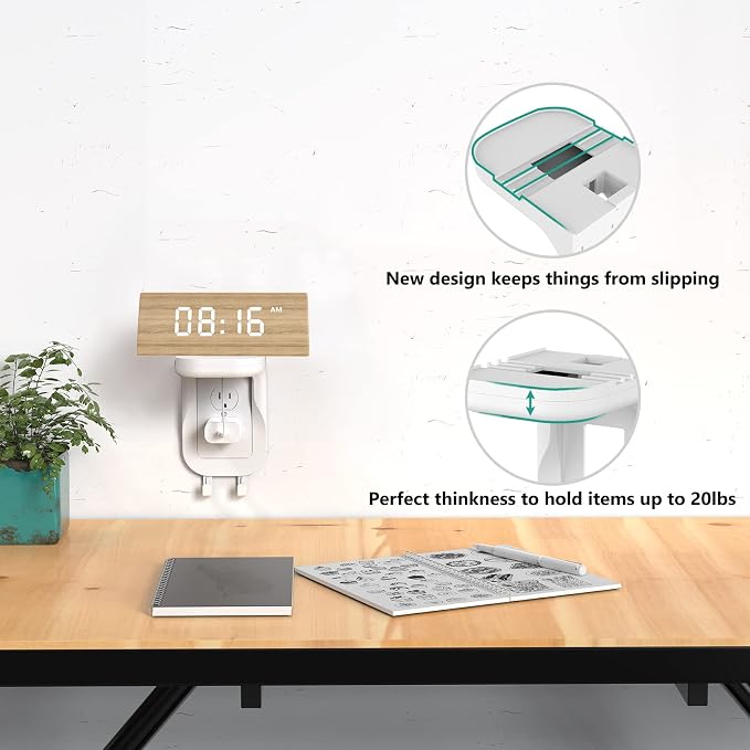 WALI Outlet Shelf Wall Holder, Fit - Image 8