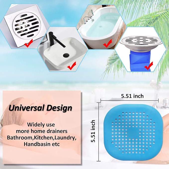 Bovinde Hair Drain Catcher, Square Cover - Image 5