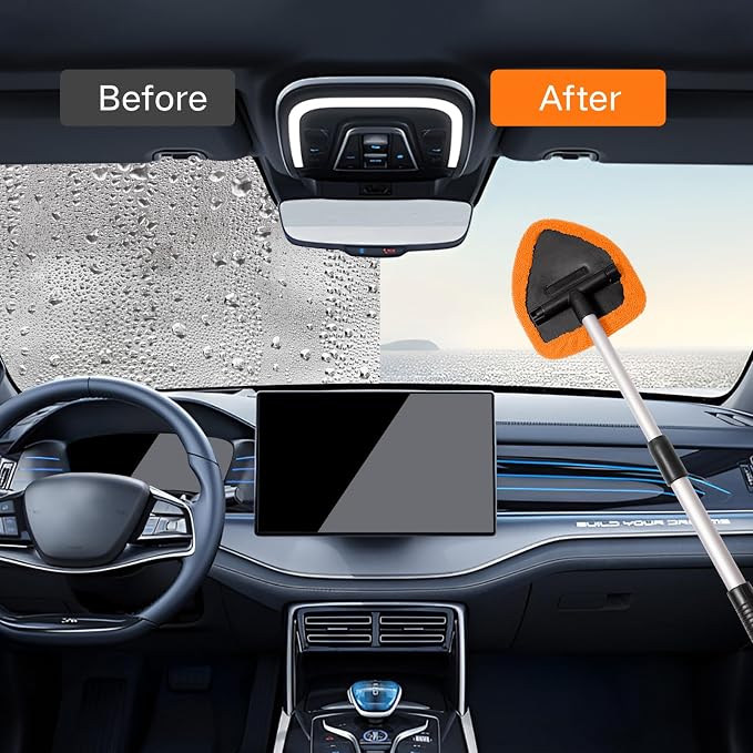 Qydipclin 11pcs Windshield Cleaner Tool, Car Window Cleaning Wash Kit - Image 4