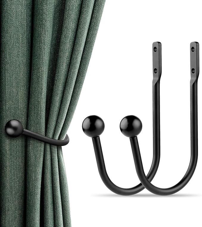 Curtain Holdback Tieback, Curtain Holdbacks Tiebacks Retro Window Decoration by Gobutend