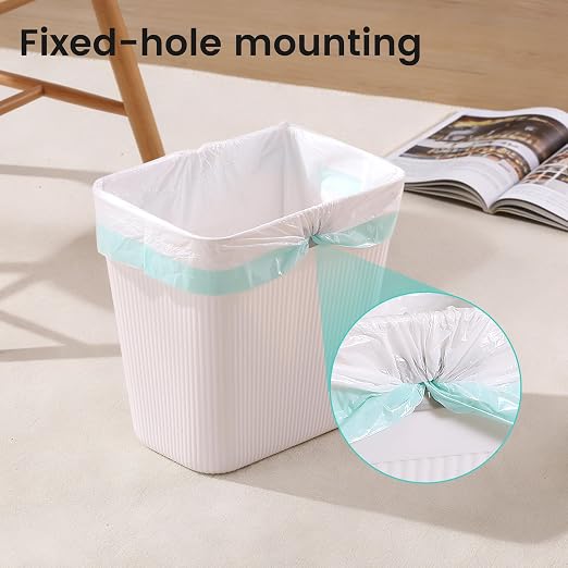 JOYMOOP Slim Trash Can 5-Pack, 2.2 Gallon Plastic Wastebasket - Image 3