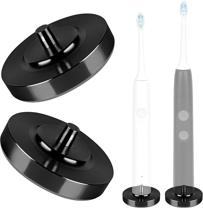 2Pack Black Electric Toothbrush Holder by LUEXBOX