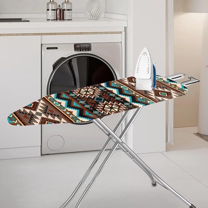 Africa Ethnic Pattern Ironing Board Cover Standard Size 15x54 inch, Hook and - Image 2
