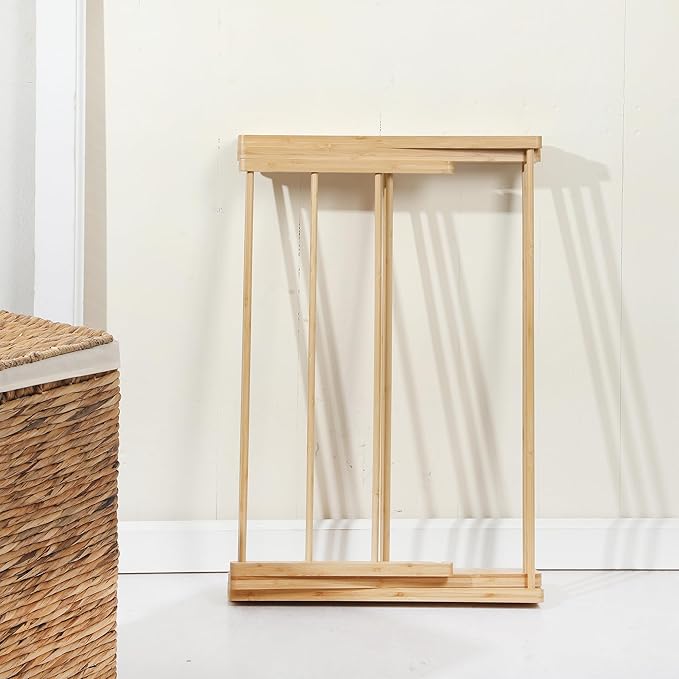Gibson Home Riverrun Foldable Bamboo Drying Rack - Image 6