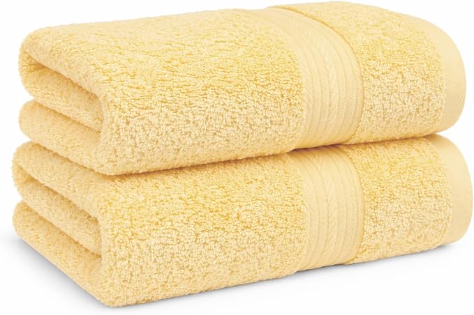 100% Cotton Hand Towels 18x28 Inches, 600 GSM, Soft & Absorbent by AmpleDecor