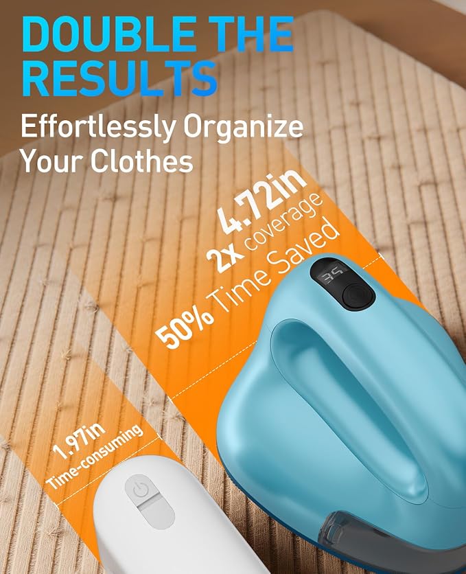Fabric Shaver with Dual Head, 2X Faster Lint Remover - Image 2