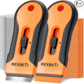 REXBETI Razor Blade Scraper Tool, 2 Pack Windows, Glass Stovetop Scraper | 2 by REXBETI