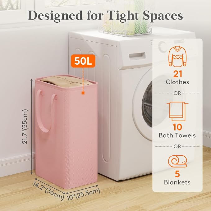 Lifewit Slim Collapsible Laundry Basket - Image 2