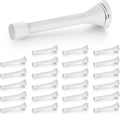 Ravinte Door Stoppers, 24 Pack White Spring Door Stops by Ravinte
