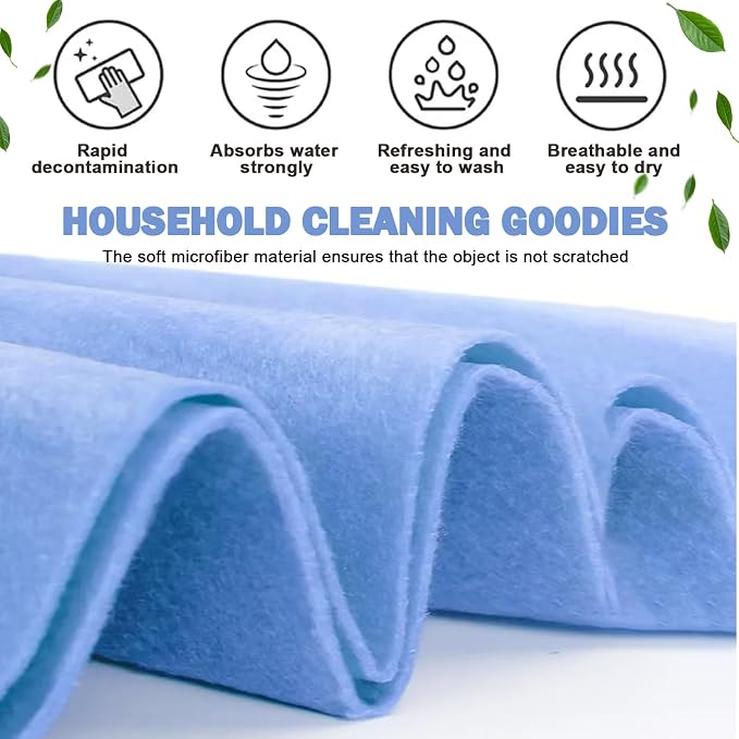 Ultra-Absorbent Miracle Cleaning Shammy, Super Absorbent Cleaning Cloth - Image 6