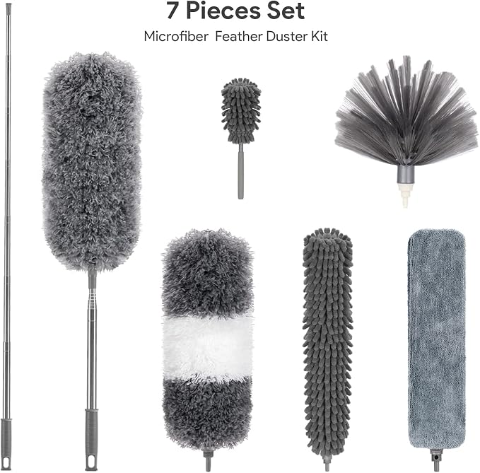 DELUX Microfiber Feather Duster, High Ceiling, Furniture & Cars - Image 3