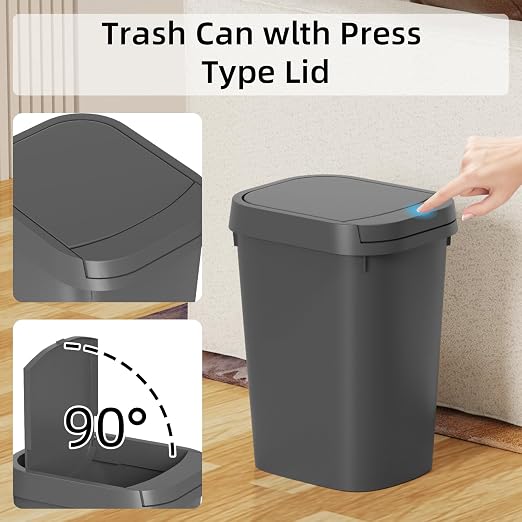 KSSKSS 3 Pack Bathroom Small Trash Can - Image 7