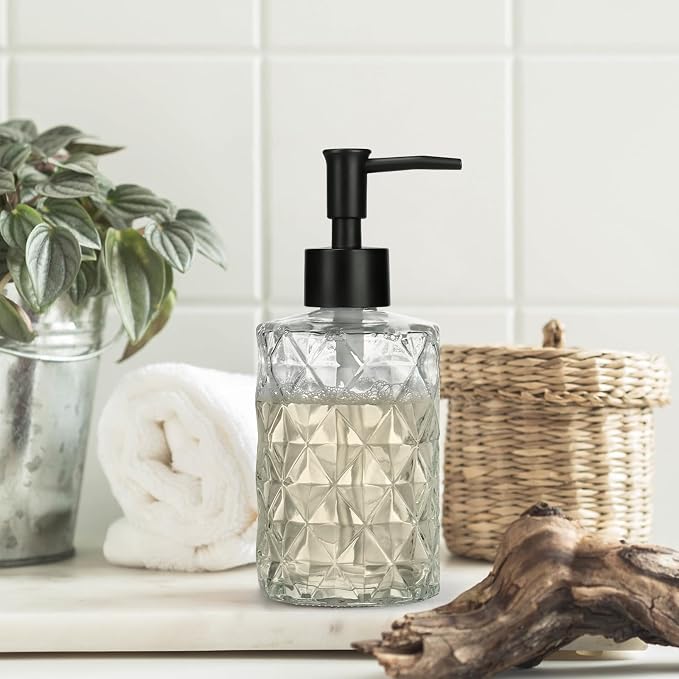 1 Pack 11oz Glass Soap Dispenser - Image 6