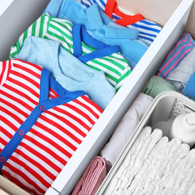 DoubleFill 4 Pcs Deep Bamboo Drawer Dividers, Deep Kitchen Dresser Drawer - Image 5