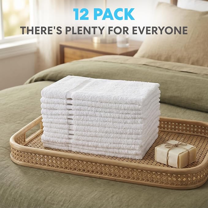 Simpli-Magic Cotton Hand Towels 16"x27" – Soft Towels - Image 4