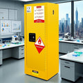 24.11" D * 24.11" W * 38" H Hazardous Material Flammable Storage Cabinets, Adjustable Shelf Steel and Ground Cable Storage Cabinet, for Explosion Proof Chemical Cabinet
