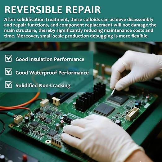 400g Electronic Potting Compound, Moisture Proof Shock Clear Insulating Sealant, Electrical Potting Compound Suitable for Circuit Boards, Home Appliance Control Panels and LED Lights