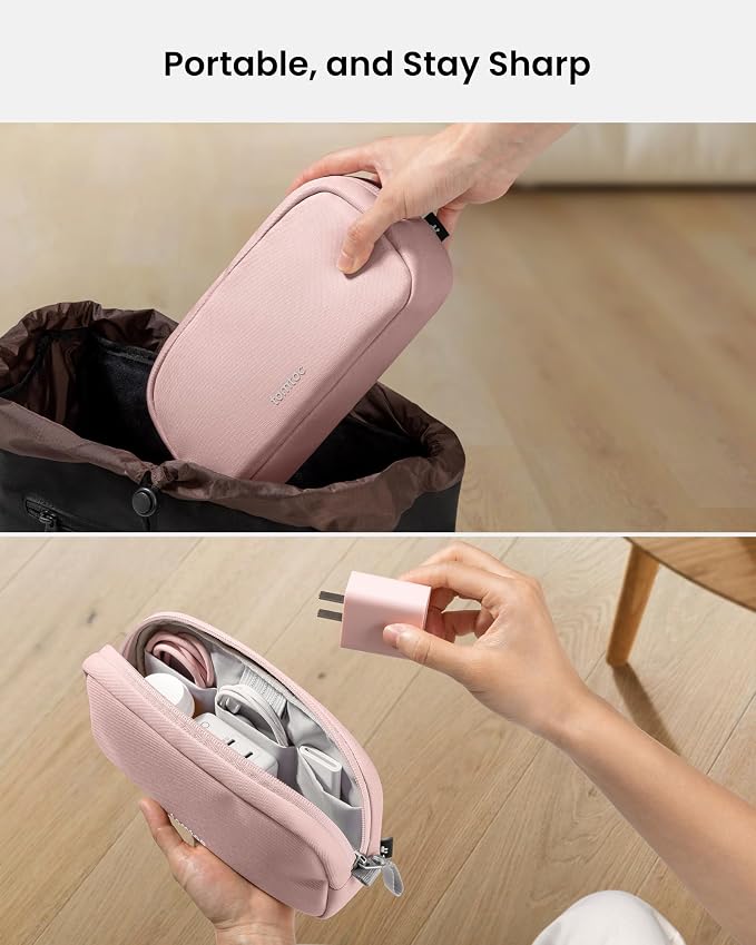 tomtoc Electronics Organizer Travel Case, Cable Organizer - Image 9