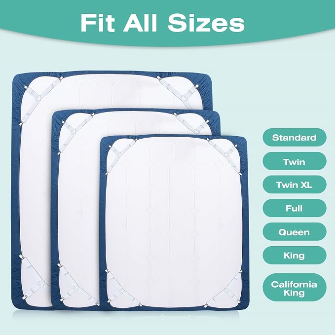 Bed Sheet Straps, Fitted Sheet Clips Sheet Straps, Say Goodbye to The Messy - Image 7