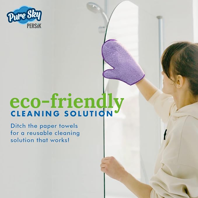 persik Pure-Sky Ultra Microfiber Cleaning Glove – JUST ADD Water No Detergents - Image 8