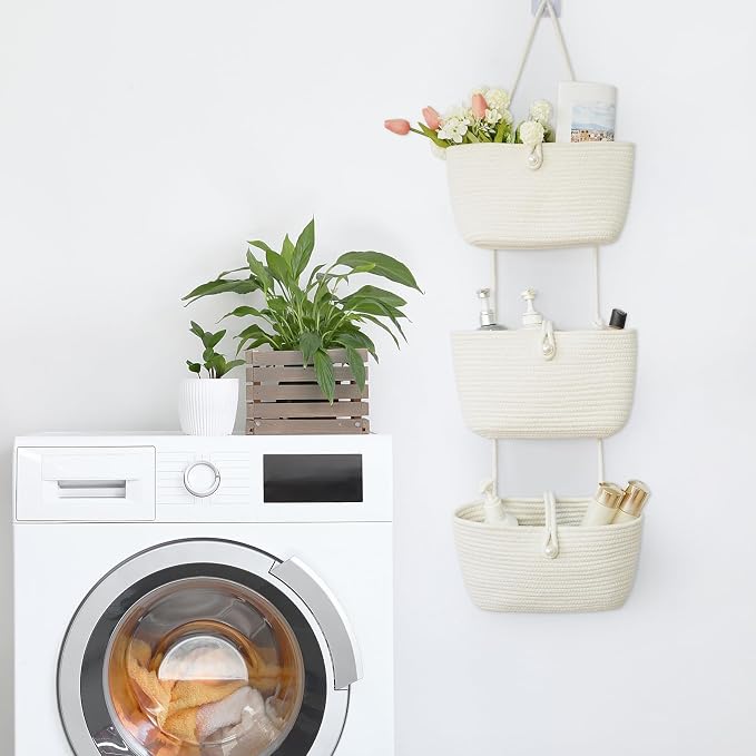 TeoKJ 3-Tier Hanging Baskets for Storage - Image 7