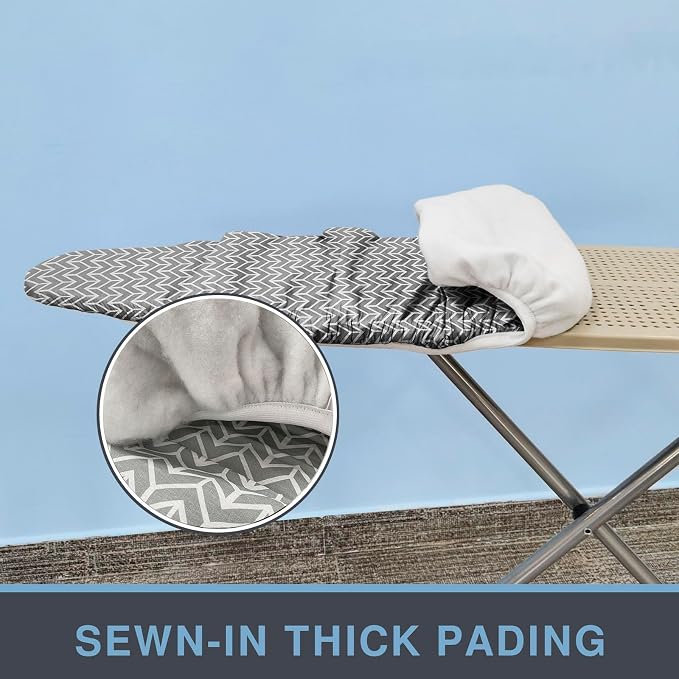 VividPaw Ironing Board Cover and Pad, Standard Size 15x54, Thick Padding - Image 4