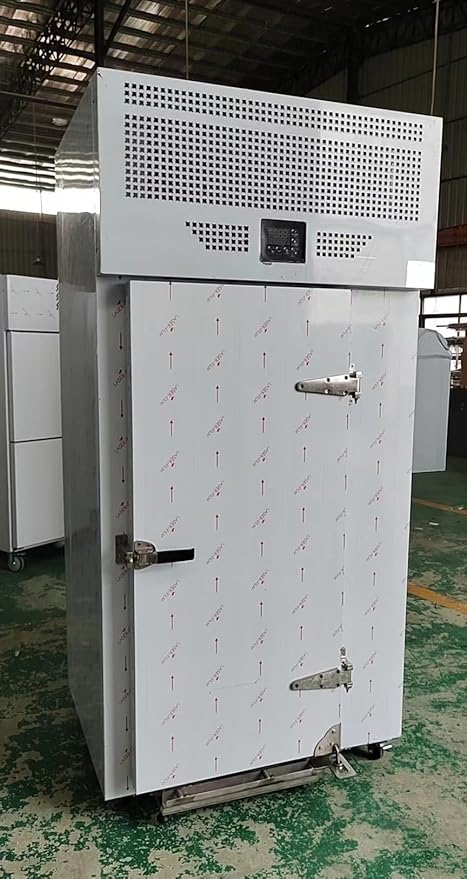 Kolice Commercial Heavy Duty 15 Trays Blast Chiller With Trolley Cart, Flash Freezer, Shock Freezing Refrigerator for Restaurant,Hotel,School,Bakery,Canteen,Cafe,Bar-Lowest temperature -40°F