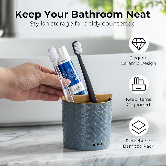 Zoeeker Toothbrush Holders, Detachable 3 Slots Electric Toothpaste Holder | - Image 5